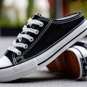 Slippers Flat Ladies Girls Women Indoor Outdoor Rivet Solid Color Canvas